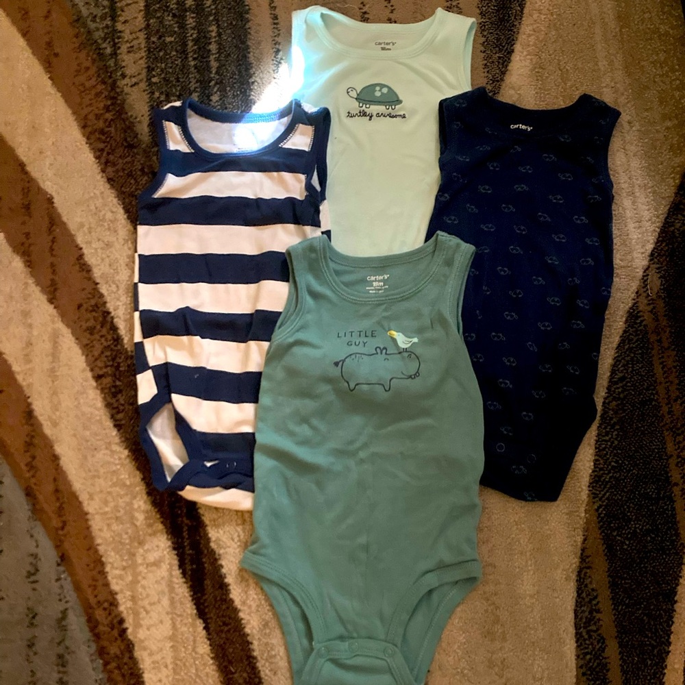 4 pack tank onesies